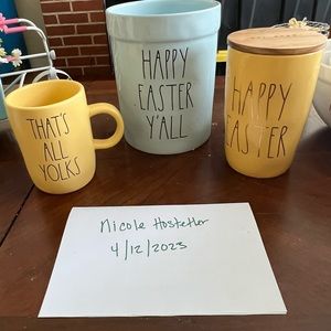 RAE dunn Easter